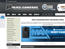 Tablet Screenshot of police-cameras.com